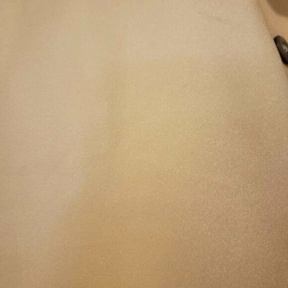 Van Heusen Mens Sz M Ivory Solid Long Sleeve Dress Shirt - Image 3 of 4