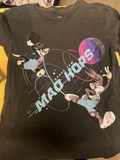 Space Jam Short Sleeve Youth T Shirt Size 14 Boys Bugs Sylvester Mad Hops