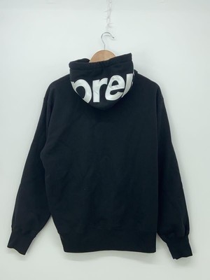 Supreme Hoodie S Cotton Black 21AW Contrast Hooded Sweatshirt Used  