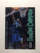 2000-01 Topps Stadium Club Kevin Garnett #DC5 Dunk Colossus Insert Timberwolves