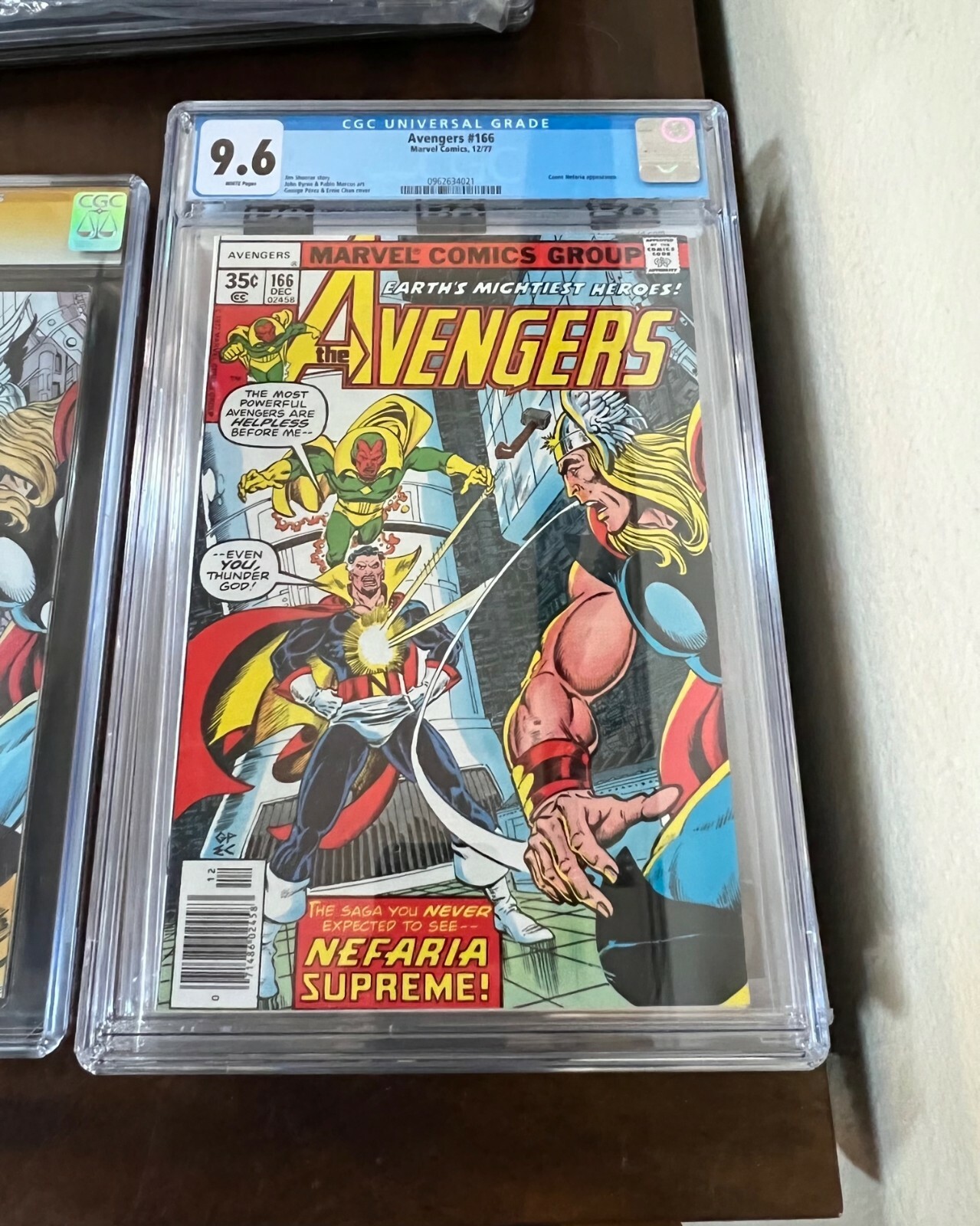 Marvel Comics Avengers CGC Set #166/#1 Original Art Perez/Castrillo ...