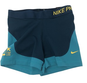 teal nike pro shorts