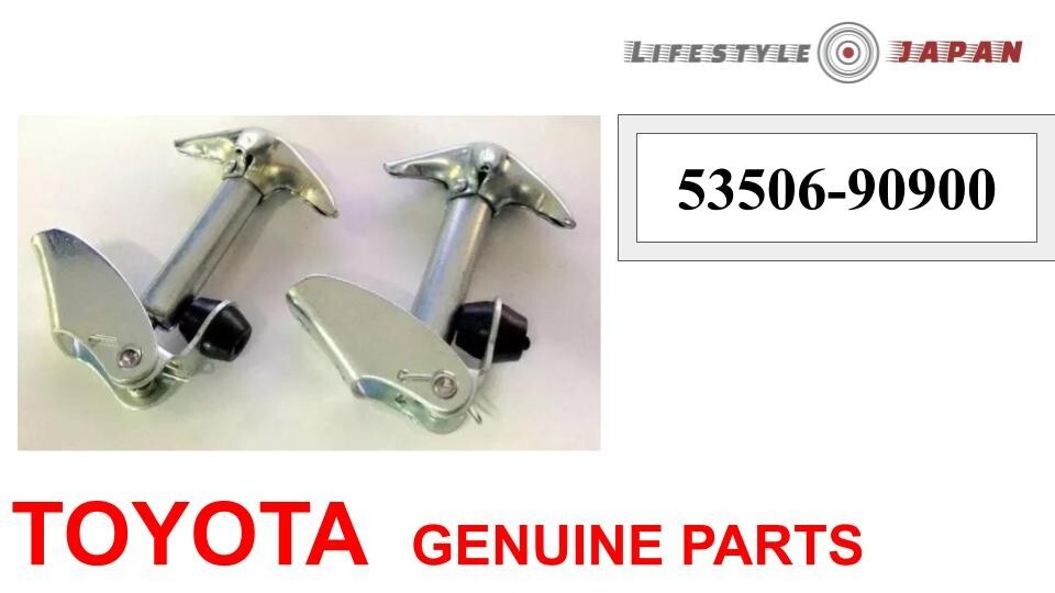 TOYOTA Hood Lock Fender Latch 53506-90900 x2 Land Cruiser BJ40