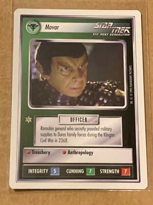  Star Trek CCG Beta WB 1995 Movar