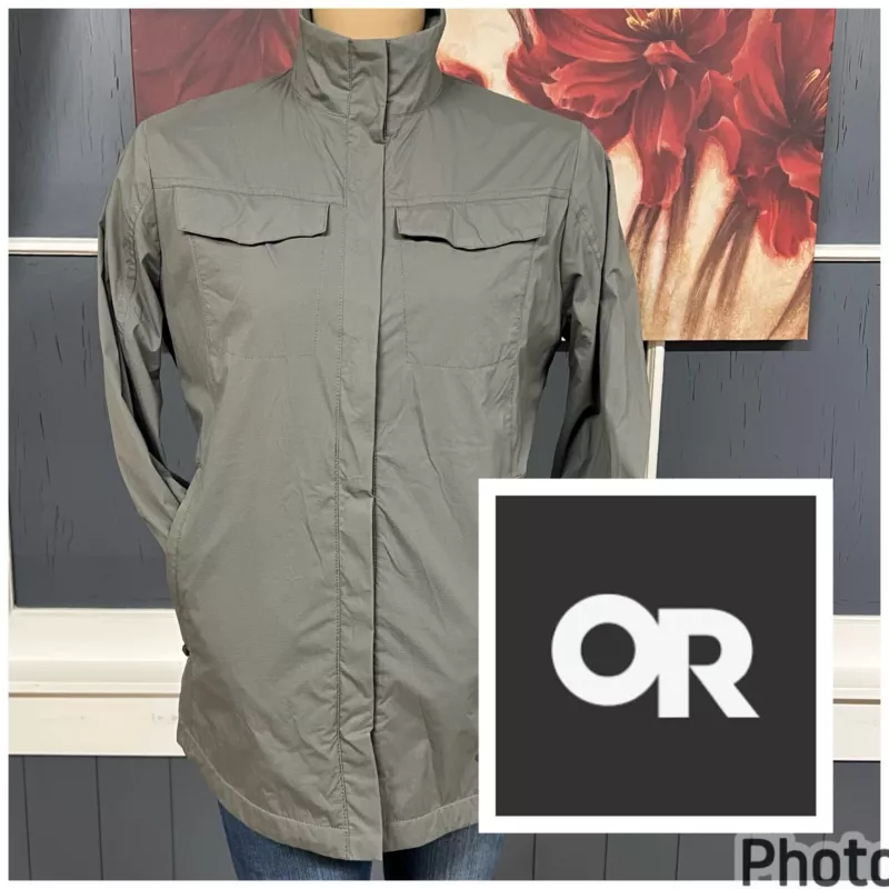 outdoor-research microlight pertex snap button up jacket