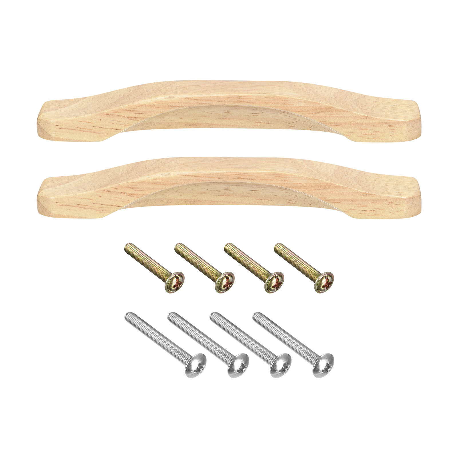 2Pcs Wood Drawer Pulls, 3.78