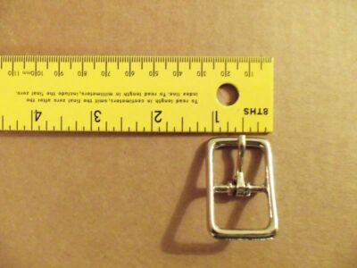 3/4'' Nickel Plated Bridle Middle Bar Buckles (Pack Of 10)