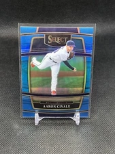 2022 Panini Select Aaron Civale 78 Light Blue Prizm /149 | Cleveland Guardians