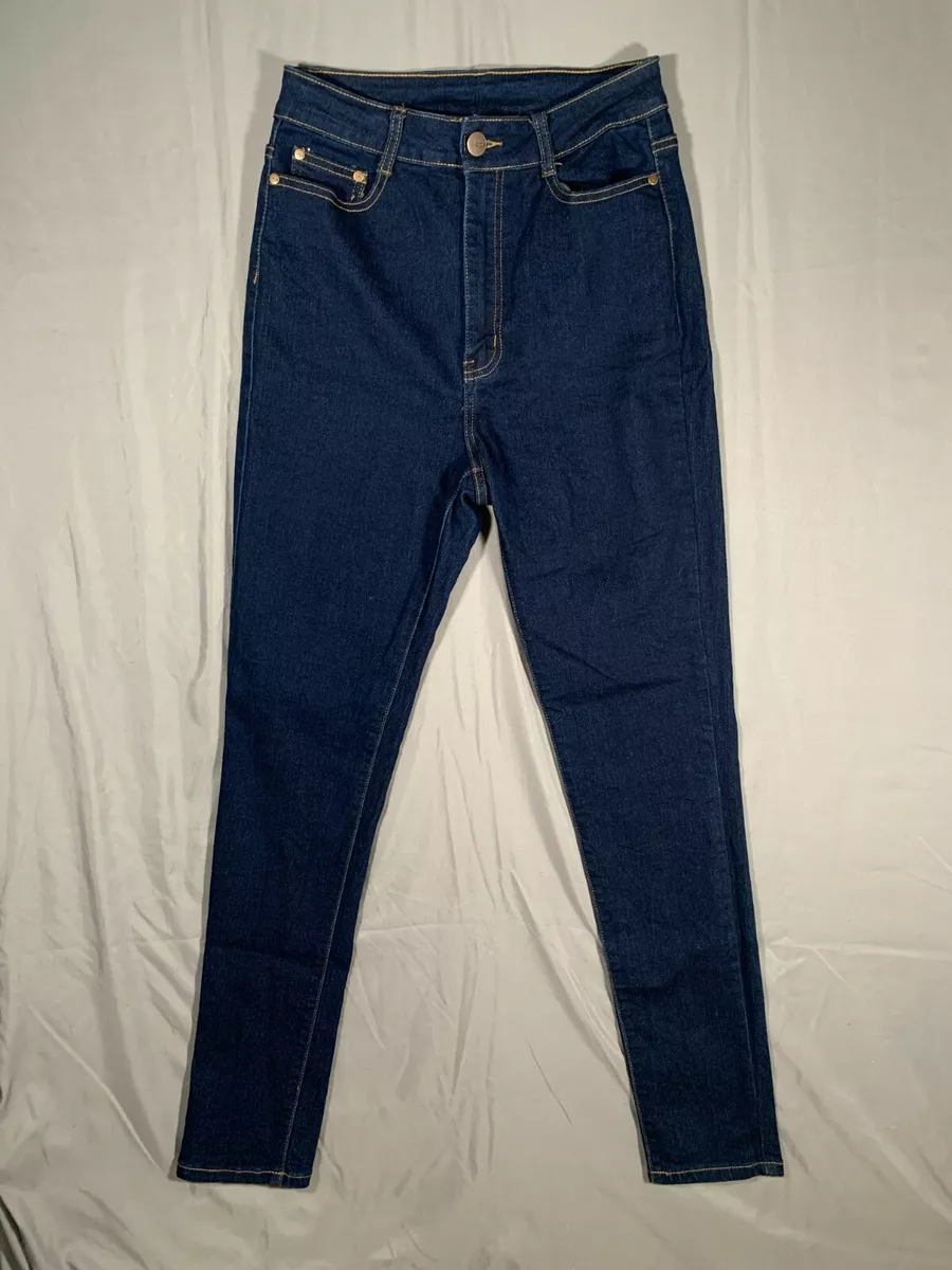 BOB Jeans Denim Skinny DarkBlue Size 11 12 Stretchy Lightweight 26x31 Casual New