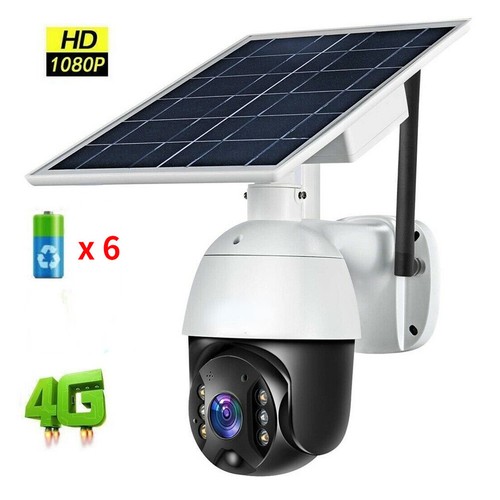 CCTV IP Wireless Security Camera Outdoor Battery Solar Panel 1080P Home Cams - Picture 1 of 10