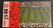 1970 ARMY WEST POINT BLACK KNIGHTS FOOTBALL TICKET STUB v. HOLY CROSS CRUSADERS