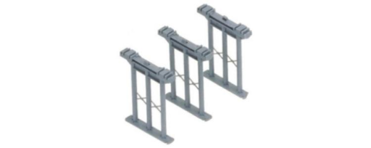 Hornby R659 3 High Level Piers OO Gauge