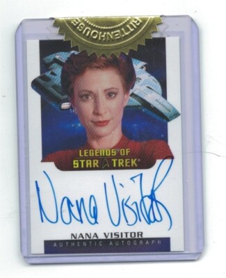 Women of Star Trek Arts Images autograph card Nana Visitor Legends-sealed
