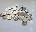 1943 High Grade Roll F-AU Lincoln Steel Cents Wheat Penny Cleaned
