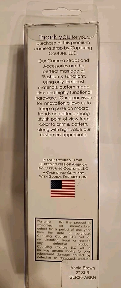 Capturing Couture Premium Camera Strap Abbie Brown Woven Accessory - Image 3 of 4