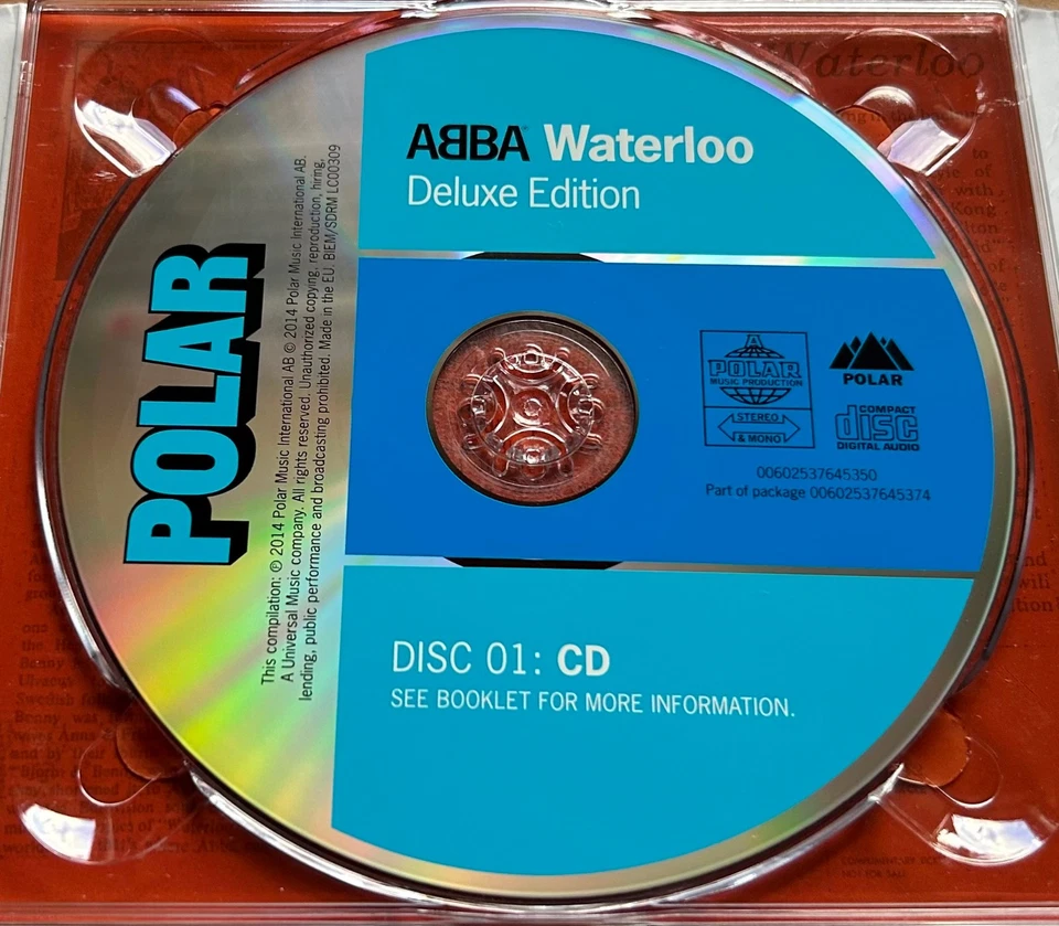 ABBA - WATERLOO - CD + DVD - 40th Anniv. Deluxe Edition - Digipak - NM/EX- - Bild 4 von 4