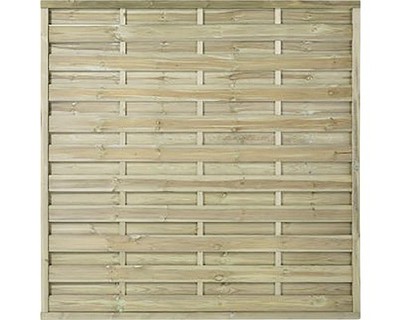 Zaun Hauptelement PLUS Bergen 180 x 180 cm kesseldruckimprägniert