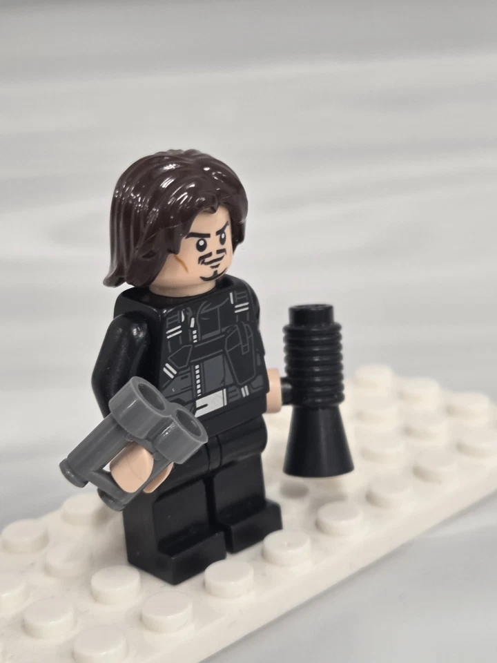 LEGO Soldado de Invierno Minifigura sh215 Marvel MCU Usado Piezas Mixtas Foto 3 de 4