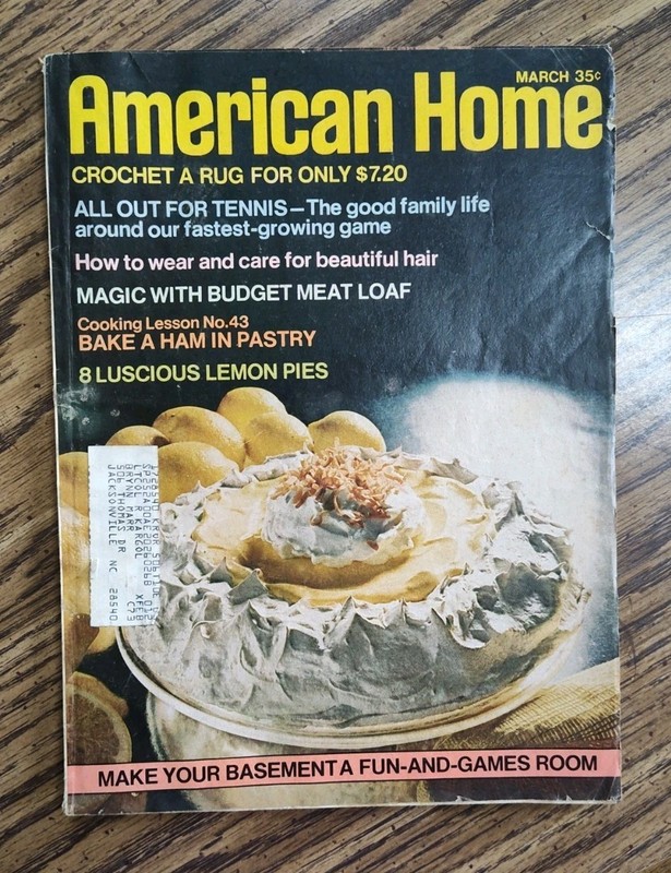 American Home ~ Vintage Magazine ~ March 1972 - Complete With Inserts 