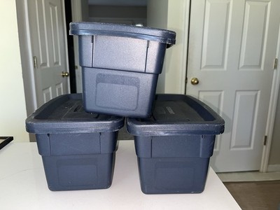 Vintage Rubbermaid Roughneck 1 Gallon Small Storage Keepers Tote 0475  USA