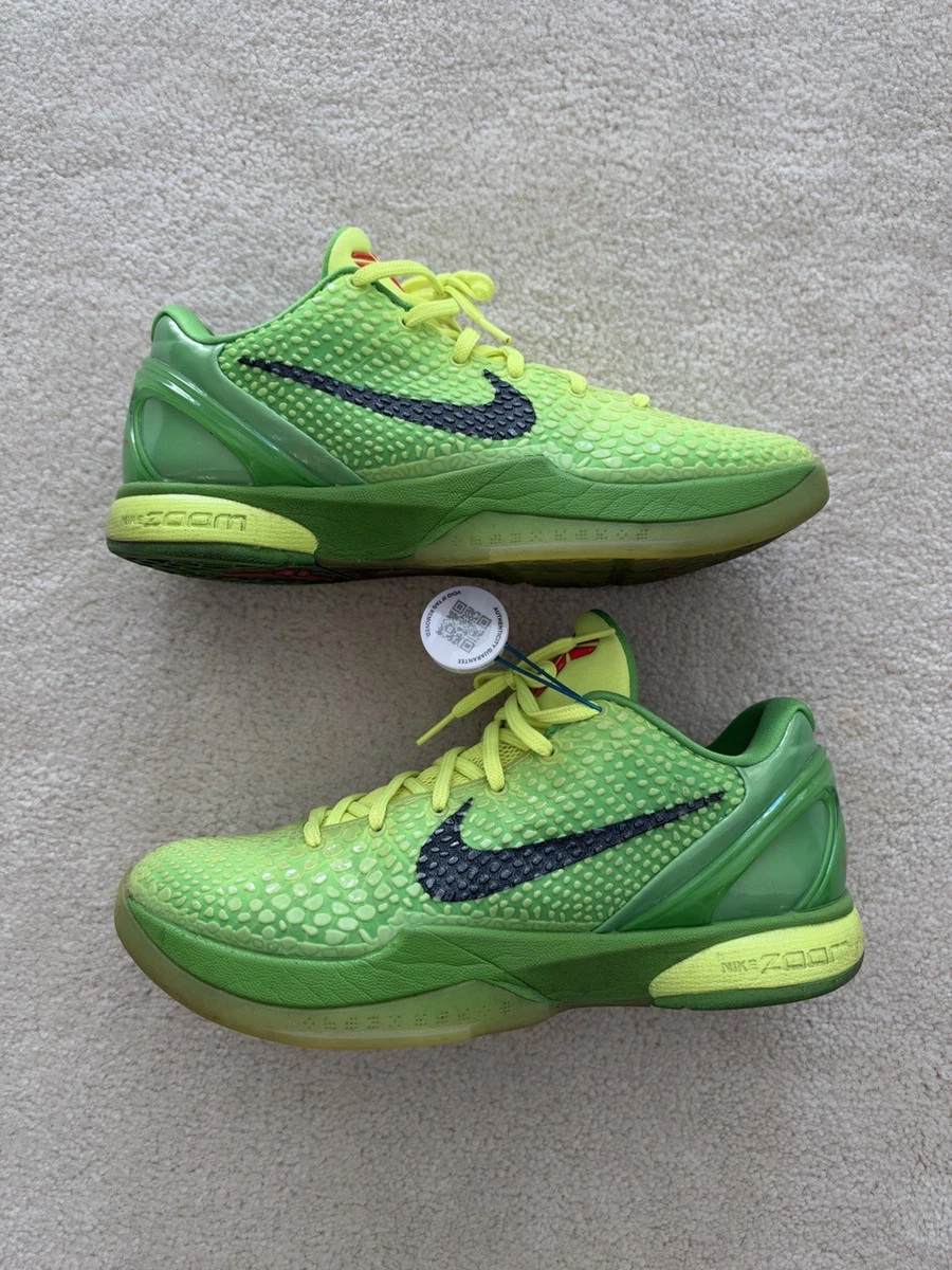 箱無しNike Kobe 6 Protro Reverse Grinch Nike Kobe 6 Protro Low Reverse Grinch Red Size 14 Authentic Used