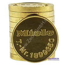 Miele Wertmarke Waschmarken T.-Nr. 1699350 WM3 original 20 Stück Pfandmarke