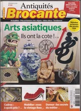 ANTIQUITES-BROCANTE N°232 ARTS ASIATIQUES / CADRES / VINTAGE IKEA / BUREAU 1950