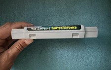 The Simpsons: Bart's Nightmare (1992) SNES Clean Cart, Authentic, Tested!