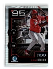 Cam Collier 2025 Bowman Bowman Scouts Top 100 #BTP-95 Refractor Reds