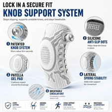 Smart Knob-Type Sports Knee Brace For Joint Pain Meniscus Tear Running Sports