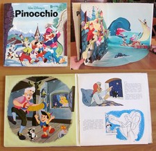 Disney - PINOCCHIO - Disneyrama con tavole a Pop-Up e Libro illustrato, 1963*