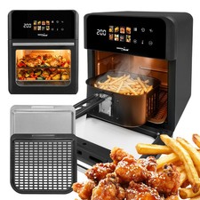 GreenBlue GB950 Friteuse sans huile Air Fryer 10L 1800W 8 programmes LED