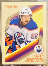 2023-24 O-Pee-Chee Kailer Yamamoto #430 Edmonton Oilers