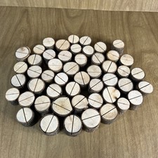 100 Pack Wooden Place Card Holder Name Menu Wood Stand Wedding Xmas Table Decor