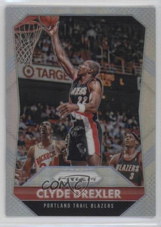 2015-16 Panini Prizm Silver Prizm Clyde Drexler #283 HOF 12tz