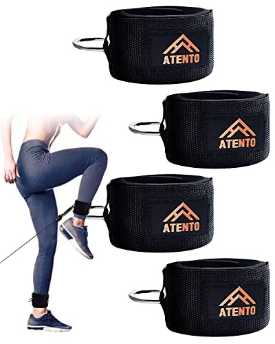 2 Pairs Ankle Strap for Cable Machine, Comfortable Padded Ankle Wrist Cuffs - Picture 2 of 7