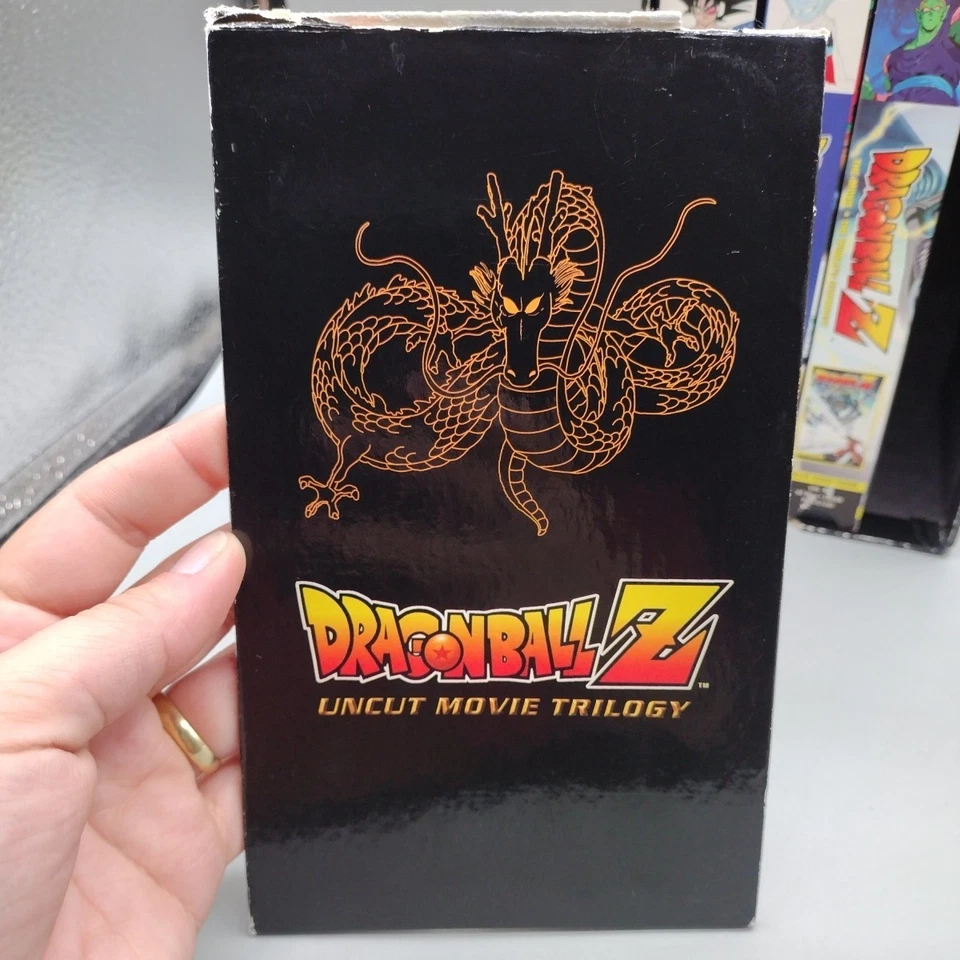 Dragon Ball Z Uncut Movie Trilogy VHS Box Set English Dub All Tapes with Box - Image 3 of 4