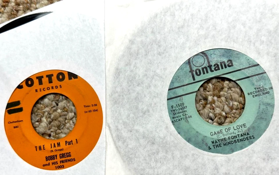 RARE lot 7" vinyl 45's Rock Garage Psych 60's 70's records incl OBSCURE PROMO - Image 4 of 4