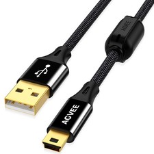 AGVEE 2 Pack 3.3ft Camera IFC-400PCU USB Data File 3.3ft 3.3ft, Black