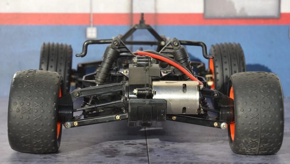 TAMIYA BLITZER BEETLE 2WD CHASSIS RC TRUGGY RACING BUGGY CAR VINTAGE - Bild 4 von 4