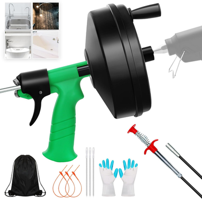 #ad 50 Ft Drain Snake Fast Unclog Snake Manual amp; Electric Plumbing Snaker for Show $63.46