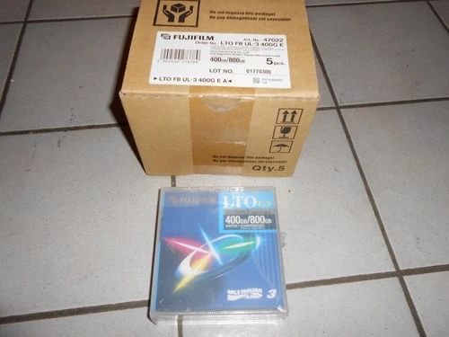 6x Fujifilm Ultrium 3 LTO G3 400/800GB Data Cartridge Tape
