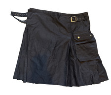 Black Utility Kilt Size 38 Men's EUC Utilikilt RenFaire Cosplay