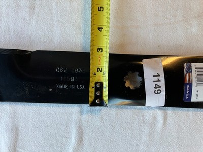 MAX POWER 561811B John Deere GX22151 Lawn Mower Blade, 1 Each, 1149
