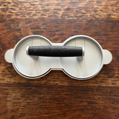 Cuisinart Outdoor Grilling CABP-320 Cuisinart Cast Aluminum Double Burger Press