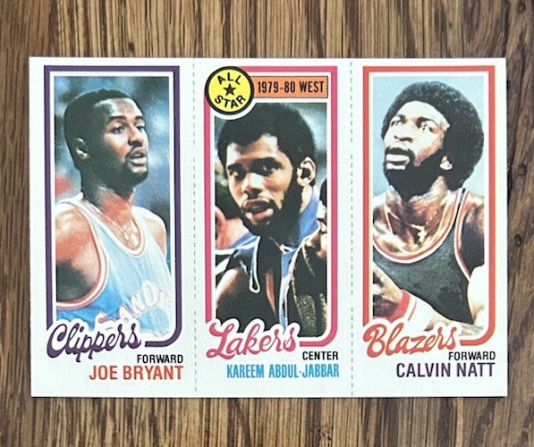 1980-81 Topps Basketball #8/200/217 Bryant/Jabbar/Natt NM+