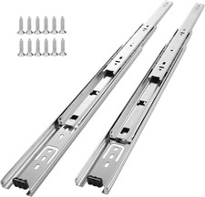 10 Pair of 16 Inch Drawer Slides,100 LB Capacity Full Extension Side Mount Drawe
