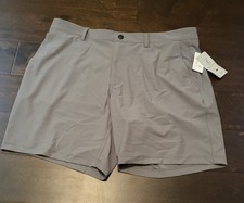 PGA TOUR Men s EASY PLAY PULL-ON Golf Shorts Sz. XL NEW QUIET GREY UPF 50