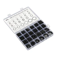 1020 Pcs O-Ring Kit 20 Sizes Nitrile Rubber, Oil & Heat Resistant Set