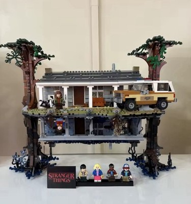upside down house building  Blocks set